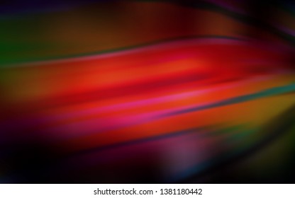 Dark Red, Yellow vector abstract blurred layout. An elegant bright illustration with gradient. Background for designs.