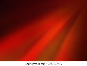 Dark Red, Yellow vector abstract blurred template. An elegant bright illustration with gradient. Brand new style for your business design.