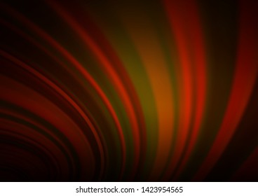 Dark Red, Yellow vector abstract template. Colorful illustration in abstract style with gradient. The best blurred design for your business.