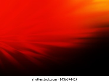 Dark Red, Yellow vector abstract blurred template. Colorful abstract illustration with gradient. Brand new style for your business design.