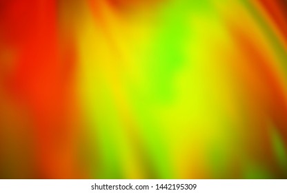 Dark Red, Yellow vector abstract blurred background. Colorful illustration in abstract style with gradient. Blurred design for your web site.