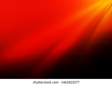 Dark Red, Yellow vector abstract bokeh pattern. Colorful illustration in blurry style with gradient. A completely new design for your business.