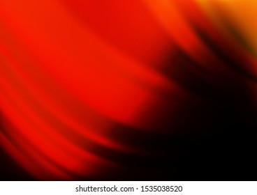 Dark Red, Yellow vector abstract blurred pattern. A completely new color illustration in a bokeh style. The template can be used for your brand book.