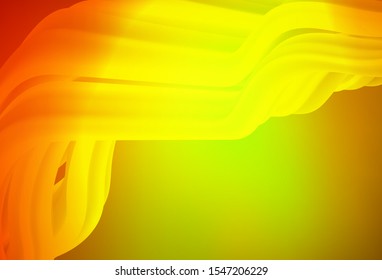 Dark Red, Yellow vector abstract layout. Colorful abstract illustration with gradient. Background for a cell phone.