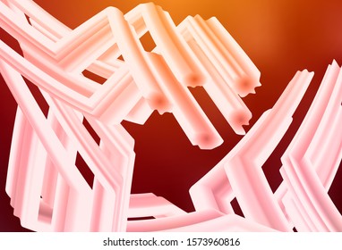 Dark Red, Yellow vector abstract blurred layout. Colorful illustration in abstract style with gradient. Completely new design for your business.