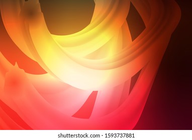 Dark Red, Yellow vector abstract bright texture. A completely new colored illustration in blur style. Blurred design for your web site.