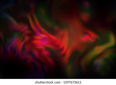 Dark Red, Yellow vector abstract blurred background. New colored illustration in blur style with gradient. Background for a cell phone.