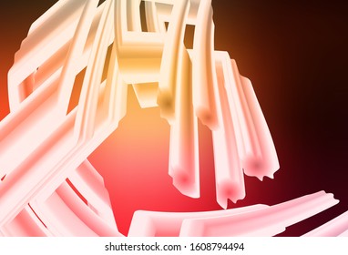 Dark Red, Yellow vector abstract bright texture. Shining colorful illustration in smart style. The best blurred design for your business.