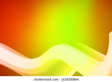 Dark Red, Yellow vector abstract blurred layout. Creative illustration in halftone style with gradient. Blurred design for your web site.