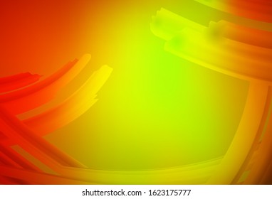 Dark Red, Yellow vector abstract layout. Modern abstract illustration with gradient. Background for a cell phone.