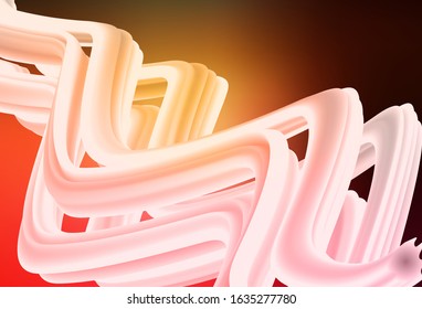 Dark Red, Yellow vector abstract bright template. Shining colorful illustration in smart style. New design for your business.