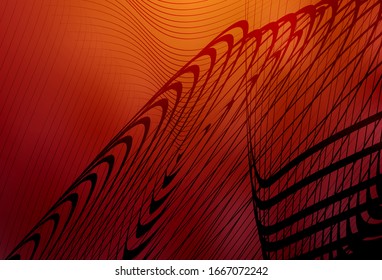 Dark Red, Yellow vector abstract layout. An elegant bright illustration with gradient. The best blurred design for your business.