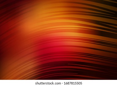 Diseño abstracto de color rojo oscuro, vector amarillo borroso. Ilustración colorida en estilo abstracto con degradado. Nuevo estilo para el diseño de su negocio.