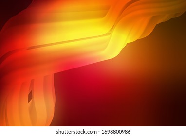 Color rojo oscuro, vector amarillo abstracto textura brillante. Nueva ilustración de color en estilo borroso con degradado. Fondo para un teléfono móvil.
