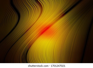 Dark Red, Yellow vector abstract blurred background. Creative illustration in halftone style with gradient. New style design for your brand book.