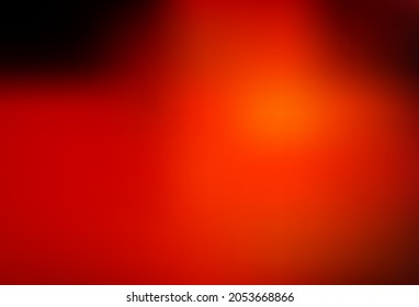 Red oscura, plantilla borrosa abstracta de vector amarillo. Ilustración abstracta colorida con gradiente. Plantilla para cualquier libro de marca.