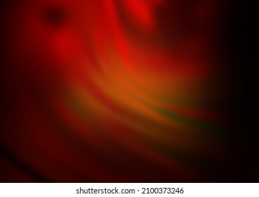 Planta brillante abstracta de vector amarillo, rojo oscuro, amarillo. Una ilustración de color completamente nueva en un estilo bokeh. Plantilla para fondos de teléfonos móviles.