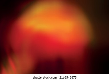 Dark Red, Yellow vector abstract blurred background. Glitter abstract illustration with gradient design. Background for designs.