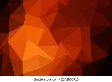 Dark Red, Yellow vector abstract mosaic backdrop. Brand new colorful illustration in with gradient. Textured pattern for background.