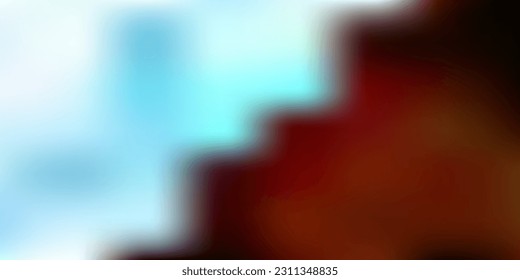 Dark red, yellow vector abstract blur background. Colorful abstract illustration with blur gradient. Landing pages design.