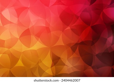 Dark Red, Yellow vector abstract polygonal template. A completely new color illustration in a polygonal style. Pattern for a brand book's backdrop.