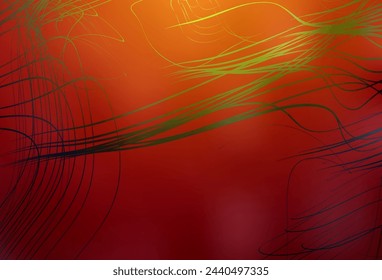 Dark Red, Yellow vector abstract bright pattern. New colored illustration in blur style with gradient. Smart design for your work.