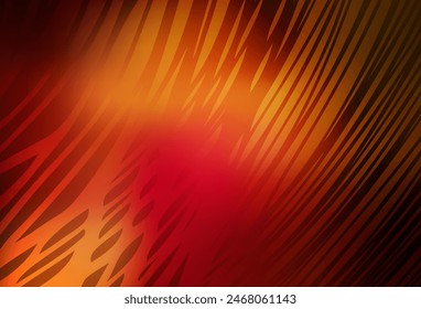 Dark Red, Yellow vector abstract bright pattern. Creative illustration in halftone style with gradient. Smart design for your work.