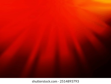 Dark Red, Yellow vector abstract bokeh pattern. Creative illustration in halftone style with gradient. Brand new style for your business design.