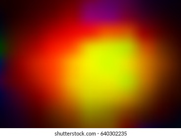 Dark Red, Yellow vector abstract pattern. Creative illustration in halftone style with gradient. The template can be used as a background of a cell phone.