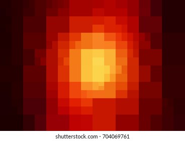 Dark Red, Yellow vector abstract textured polygonal background. Blurry rectangle design. Pattern can be used for background.