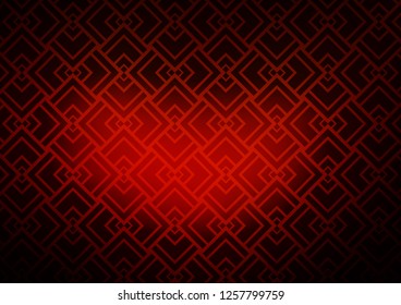 Dark Red, Yellow vector backdrop with long lines. Blurred decorative design in simple style with lines. Best design for your ad, poster, banner.