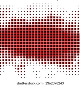 Dark Red, Yellow vector backdrop with rectangles. Illustration with a set of gradient rectangles. Pattern for busines booklets, leaflets