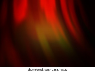 Dark Red, Yellow vector backdrop with bent lines. Creative geometric illustration in marble style with gradient. A completely new marble design for your business.