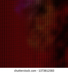 Dark Red, Yellow vector backdrop with lines. Repeated lines on abstract background with gradient. Best design for your posters, banners.