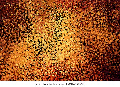 Dark Red, Yellow vector backdrop with memphis shapes. Colorful chaotic forms with gradient in modern style. Simple design for your web site.
