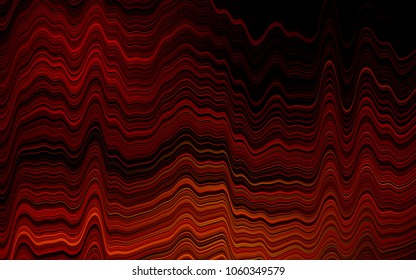 Dark Red, Yellow vector background with lava shapes. Creative geometric illustration in marble style with gradient. Textured wave pattern for backgrounds.
