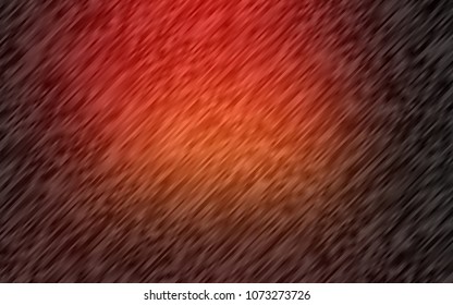 Dark Red, Yellow vector background with straight lines. Glitter abstract illustration with colored sticks. The pattern can be used as ads, poster, banner for commercial.