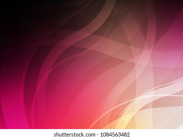 Dark Red, Yellow vector background with lava shapes. Creative illustration in halftone marble style with gradient. A completely new marble design for your business.