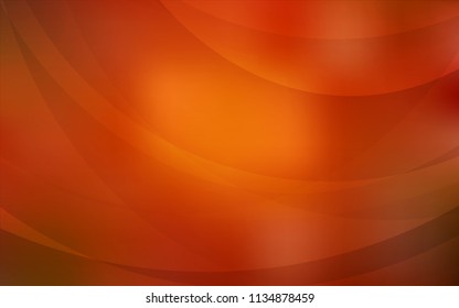 Dark Red, Yellow vector background with bubble shapes. A completely new color illustration in marble style. New composition for your brand book.