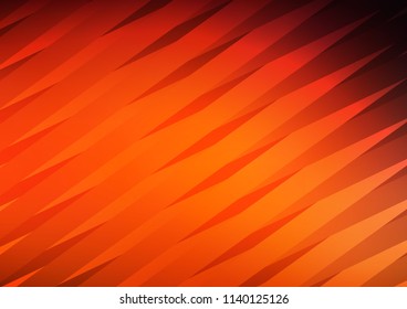 Dark Red, Yellow vector background with straight lines. Shining colored illustration with narrow lines. The pattern can be used for websites.