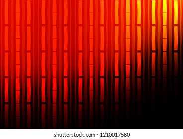 Dark Red, Yellow vector background with straight lines. Decorative shining illustration with lines on abstract template. The pattern can be used for busines ad, booklets, leaflets