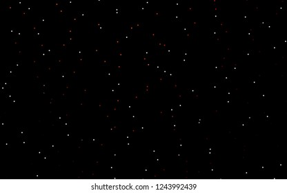 Dark Red, Yellow vector background with colored stars. Shining colored illustration with stars. The pattern can be used for new year ad, booklets.