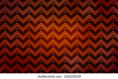 Dark Red, Yellow vector background with triangles, lines. Abstract gradient illustration with triangles, lines. Pattern for websites.