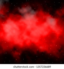 Dark Red, Yellow vector background with colorful stars. Blur decorative design in simple style with stars. Pattern for websites, landing pages.