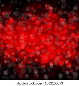 Dark Red, Yellow vector background with circles. Colorful illustration with gradient dots in nature style. Pattern for wallpapers, curtains.