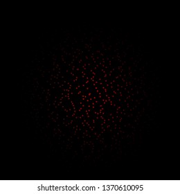 Dark Red, Yellow vector background with small and big stars. Modern geometric abstract illustration with stars. Pattern for wrapping gifts.