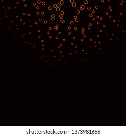 Dark Red, Yellow vector background with circles. Abstract illustration with colorful spots in nature style. Design for posters, banners.