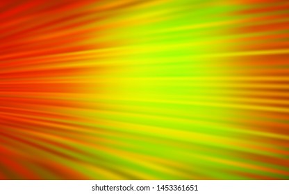 Dark Red, Yellow vector background with stright stripes. Shining colored illustration with sharp stripes. Pattern for ad, booklets, leaflets.