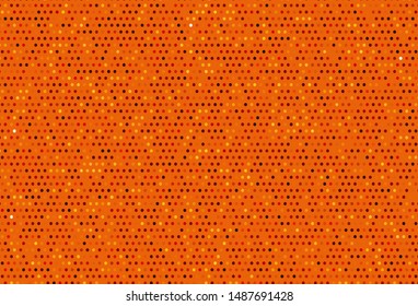 Dark Red, Yellow vector background with spots. Blurred bubbles on abstract background with colorful gradient. Pattern for ads, leaflets.