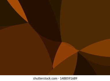 Dark Red, Yellow vector background with bent lines. Colorful illustration in abstract marble style with gradient. The elegant pattern for brand book.